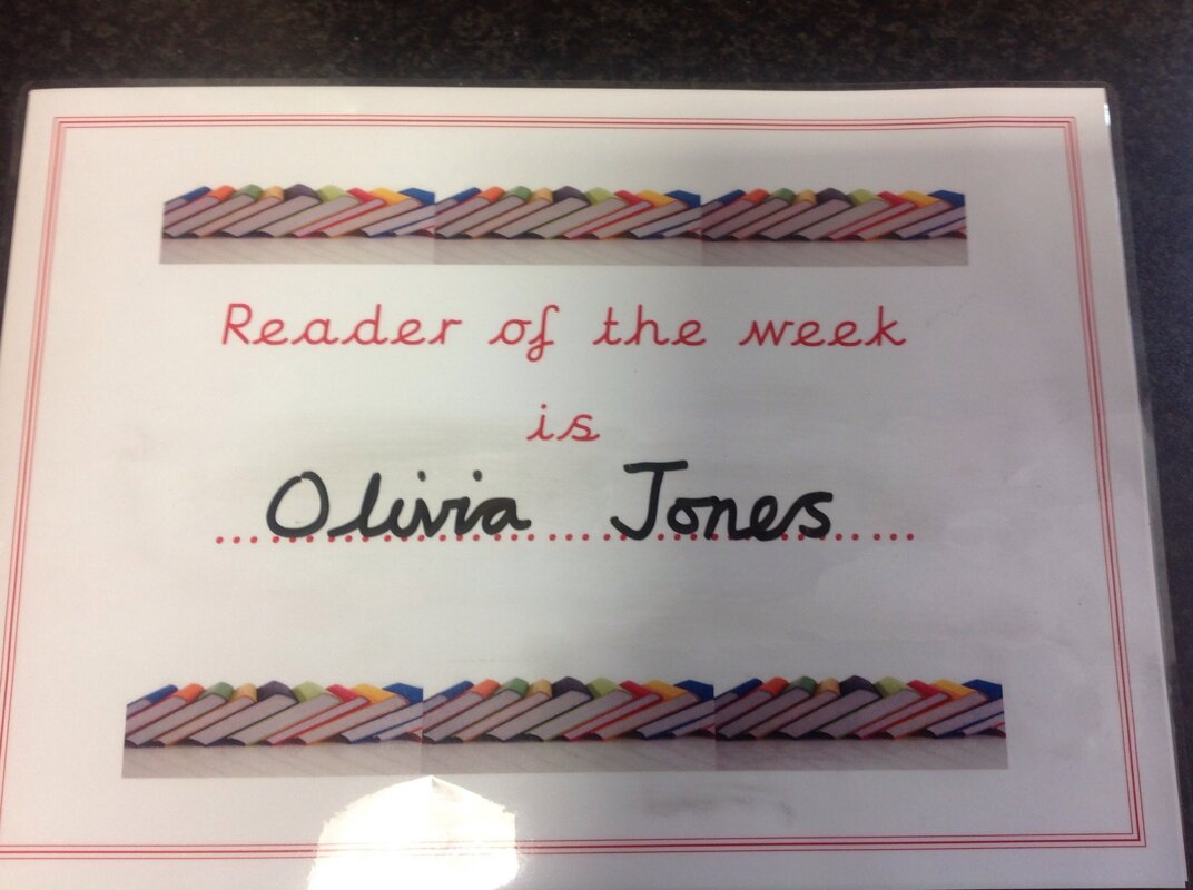 Image of Mrs Robinson's Reader of the Week