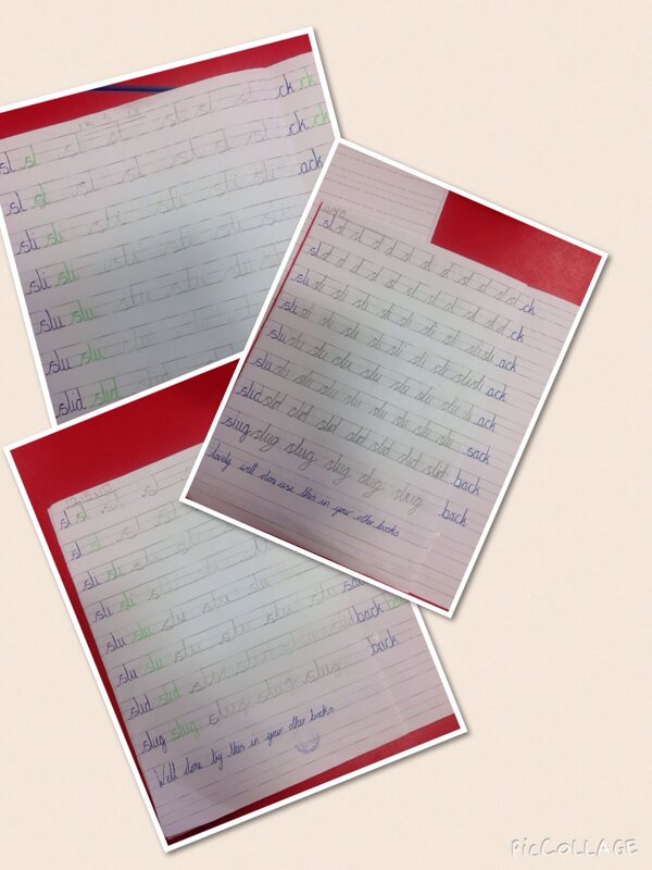 Image of 3 more handwriting stars from Miss Clegg.