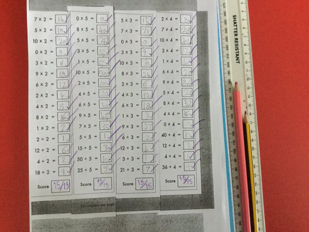 Image of Multiplication Assessment 