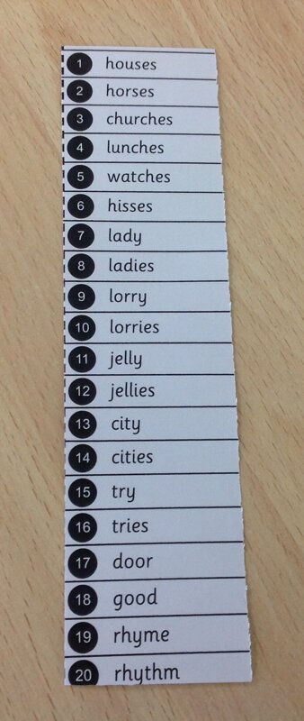 Image of This week's spellings to be tested on 4th October