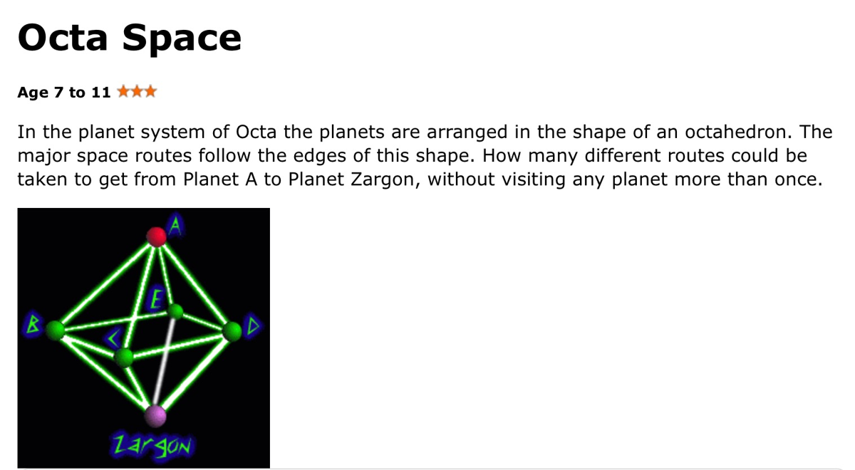 Image of Octa space maths challenge