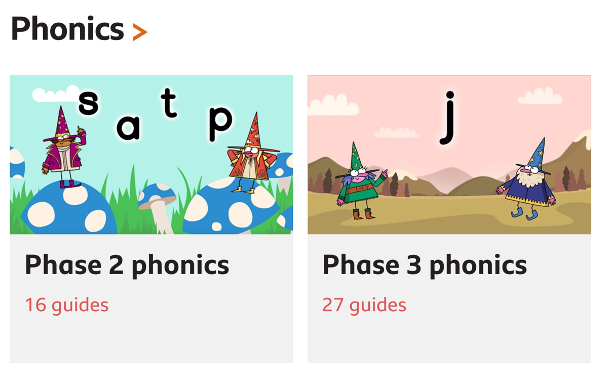 Image of Supporting phonics at home