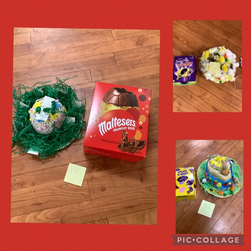 Image of Our Reception Easter Bonnet Winners
