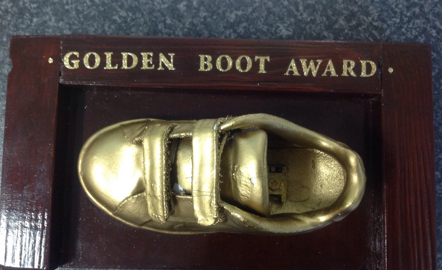 Image of Golden Boot Award!