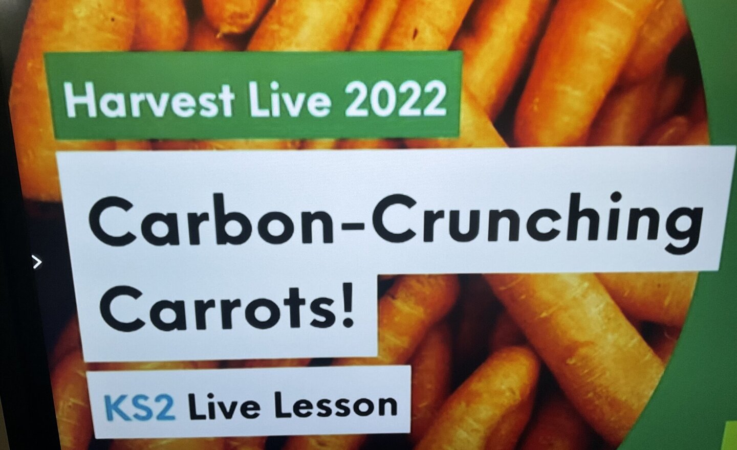 Image of Live Lesson - Carbon Crunching Carrots