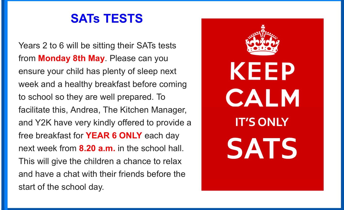 Image of SATs
