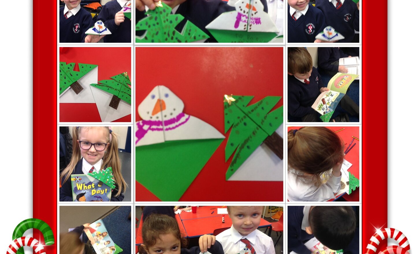 Image of Festive bookmarks to promote our love of reading