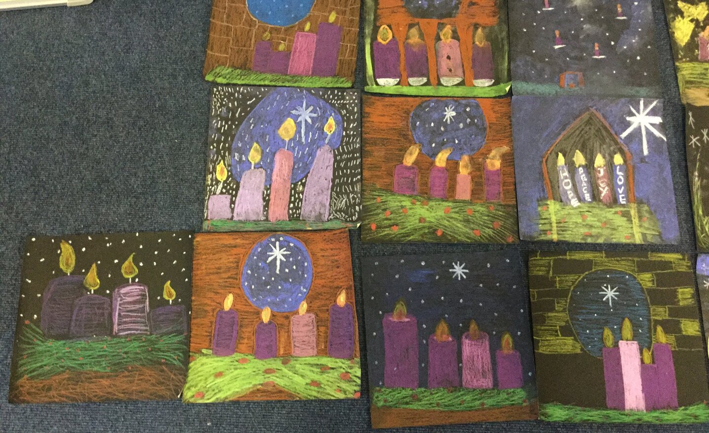 Image of Advent Candle Art (1) 