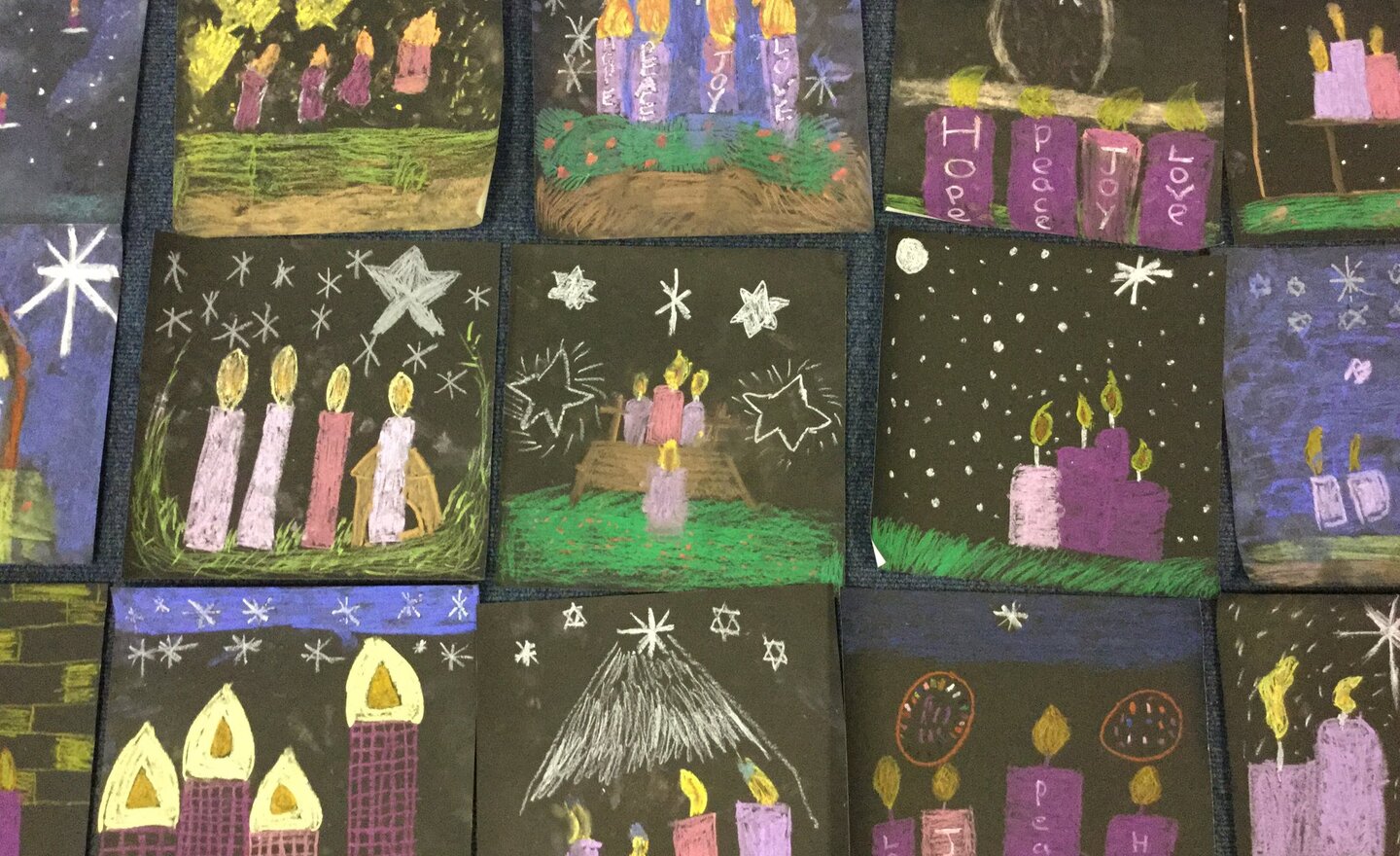 Image of Advent Candle Art (2) 