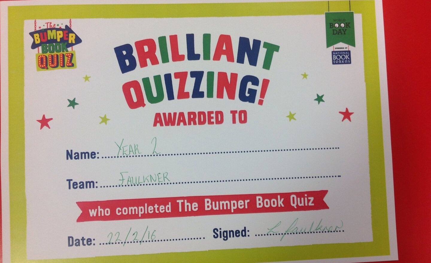 Image of The Bumper Book Quiz