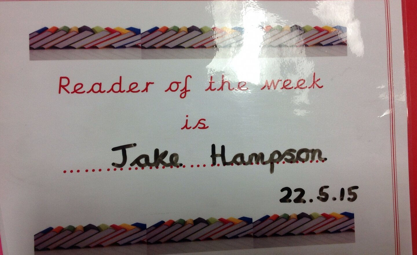 Image of Robinson's Reader of the Week