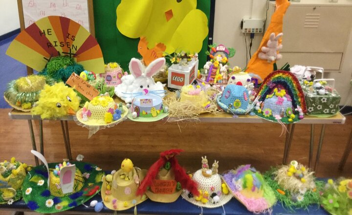 Image of Winning Easter Bonnets in Year 2